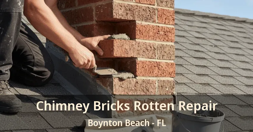 Chimney Bricks Rotten Repair Boynton Beach - FL