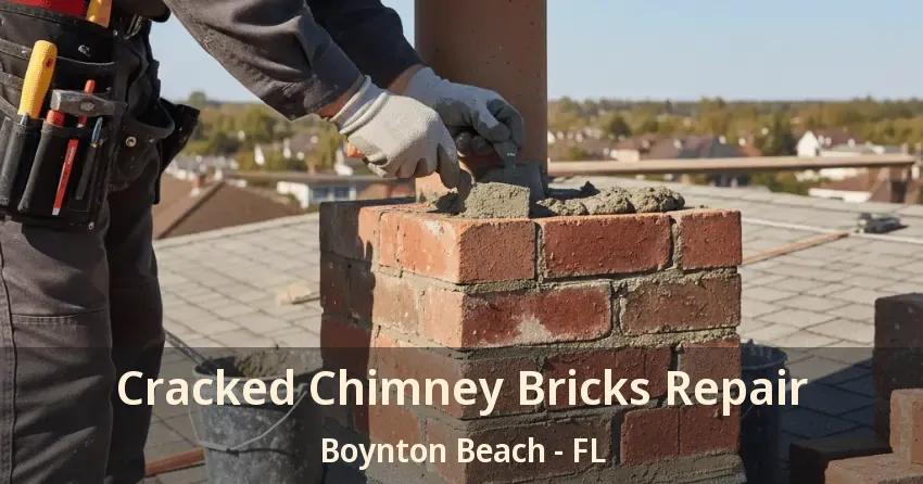 Cracked Chimney Bricks Repair Boynton Beach - FL