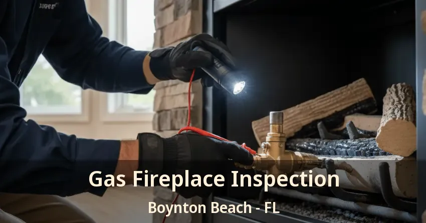 Gas Fireplace Inspection Boynton Beach - FL