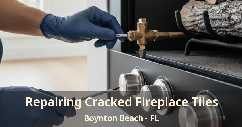 Repairing Cracked Fireplace Tiles Boynton Beach - FL