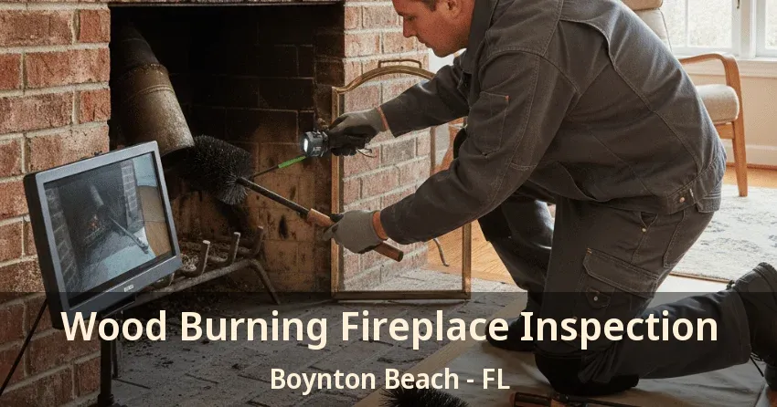 Wood Burning Fireplace Inspection Boynton Beach - FL